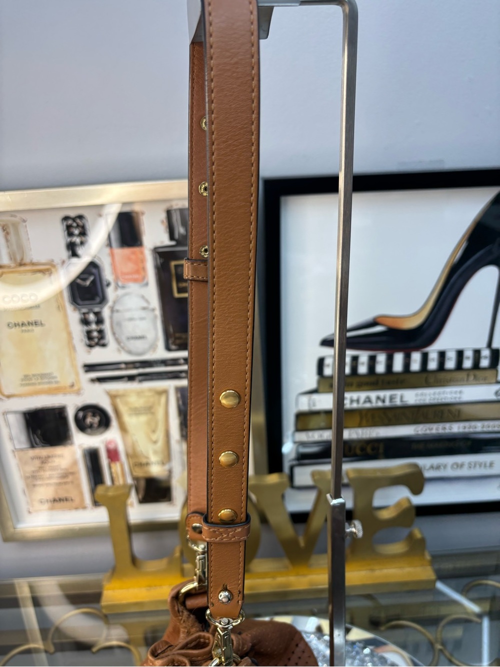 Rebecca Minkoff brown calf leather bucket bag GUC - Picture 10 of 14